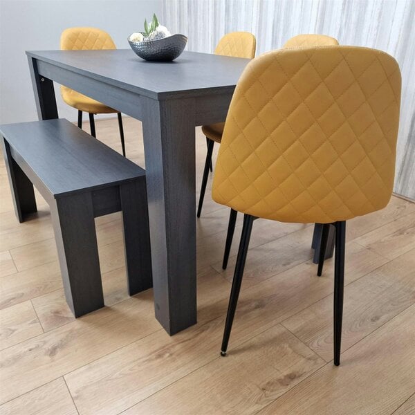 Kosy Koala Dining Table Set with 4 Chairs Dining Room, Kitchen table set of 4, and Bench