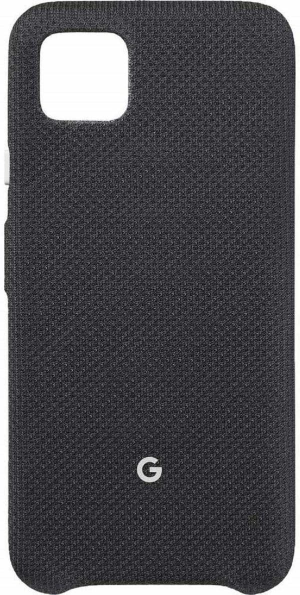 Google Genuine Google Pixel 4 Case Cover Fabric Just Black GA01280