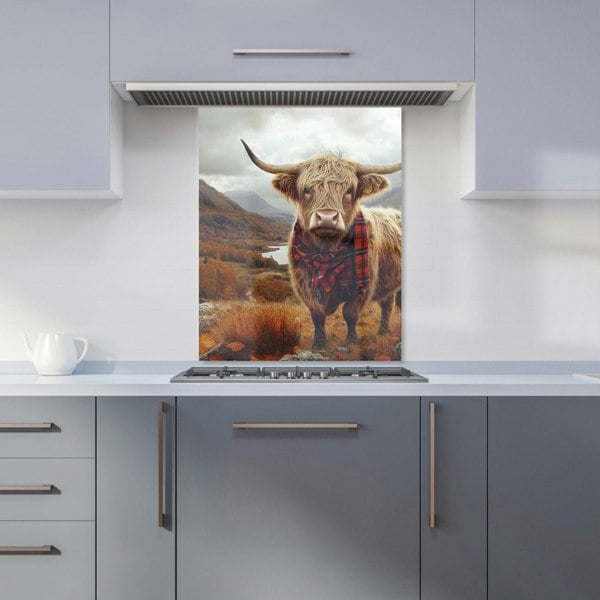 Warren Reed - Designer Autumnal Highland Cow Kitchen Splashback