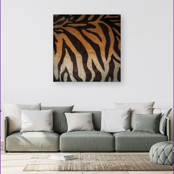 Warren Reed Tiger Skin Print Canvas