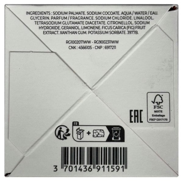 Roger & Gallet Fleur De Figuier Perfumed Soap 3 x 100g