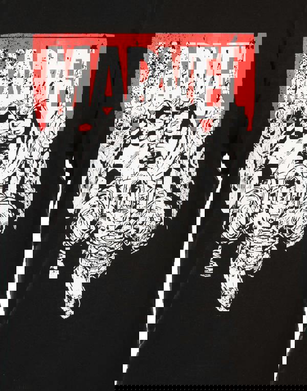 Marvel Mens Black Short Sleeve Long Leg Pyjama Set