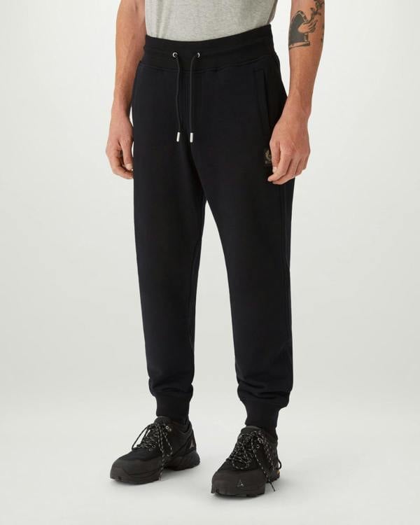Belstaff Mens Logo Sweatpants - Dark Ink | CHO | Designer Mens Joggers