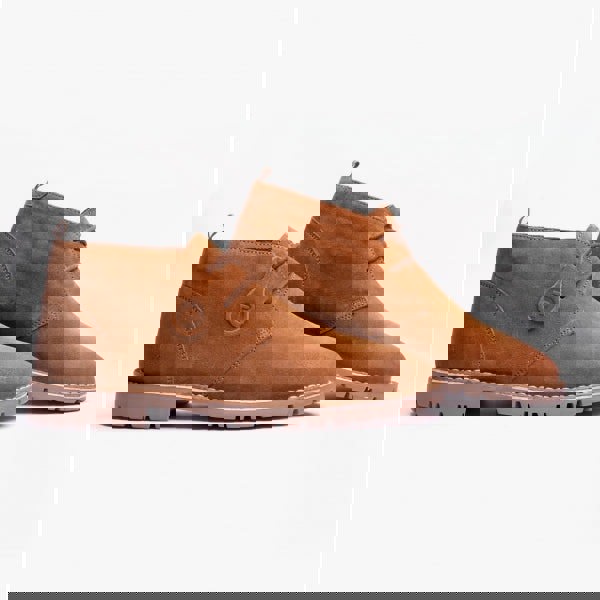 Popps COOPER Mens Desert Boots Cognac