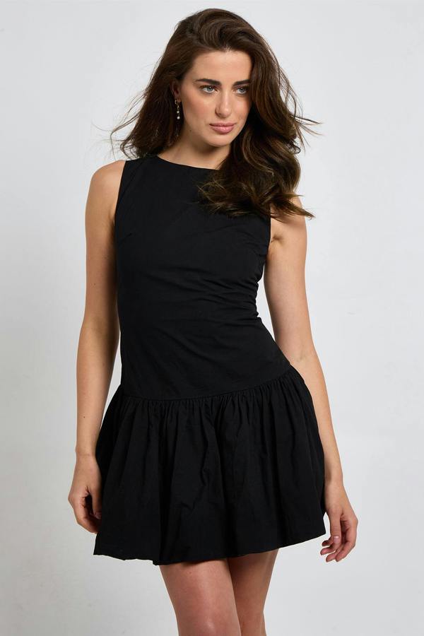 Urban Bliss Bubble Hem Mini Dress