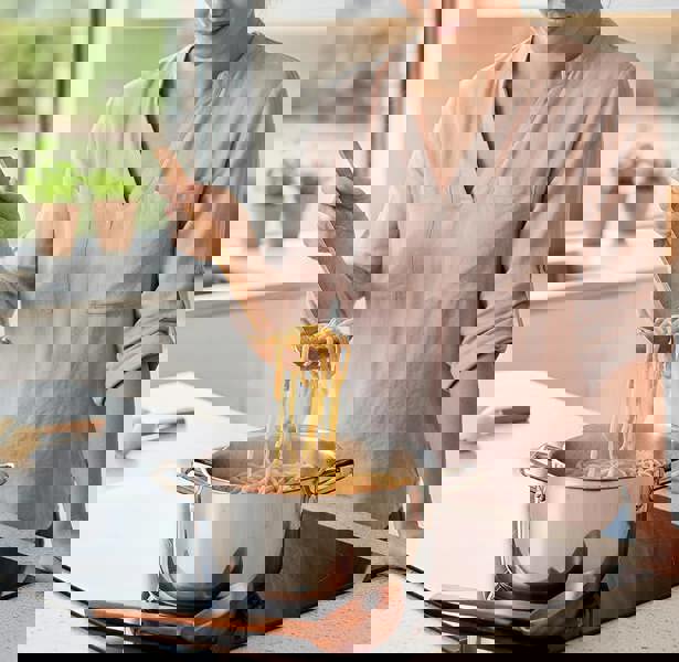 Anygleam Brown 4pcs Wooden Soup Spoon Kitchen Tableware