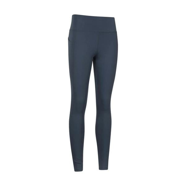 Mountain Warehouse Womens/Ladies Blackout High Waist Leggings - Dark Grey - 