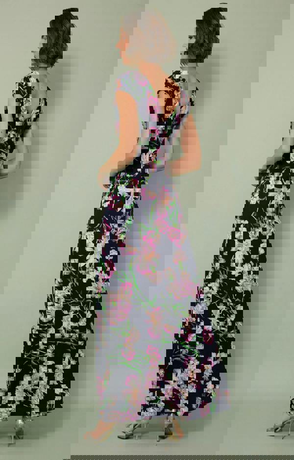 Alie Street London Sophia Maxi Dress Petite - Midnight Blossom