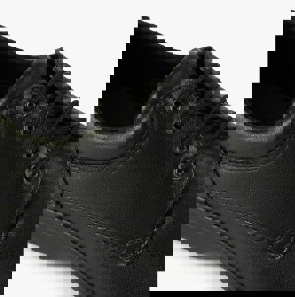 IMAC MILLER Mens Leather Apron Shoes Black