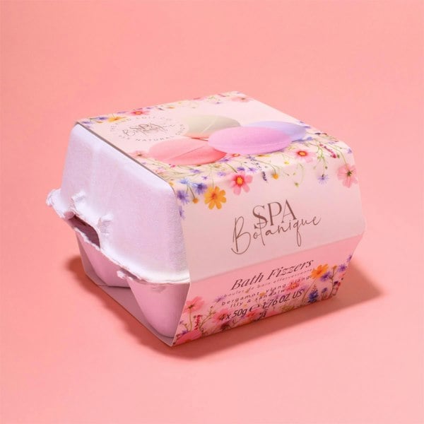 The Kind Edit Co. Spa Botanique Egg Carton Bath Fizzers Gift Set