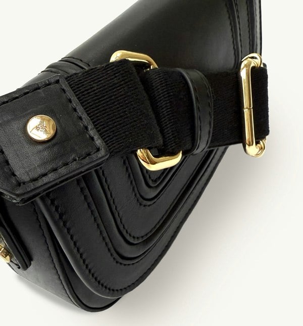 Apatchy London The Mimi Black Leather Bag