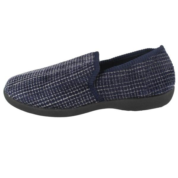 Spot On Mens Spot On Chequered Full Slipper X2034