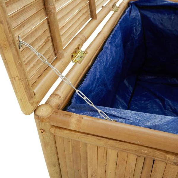 Berkfield Garden Storage Box 60x52x55cm Bamboo