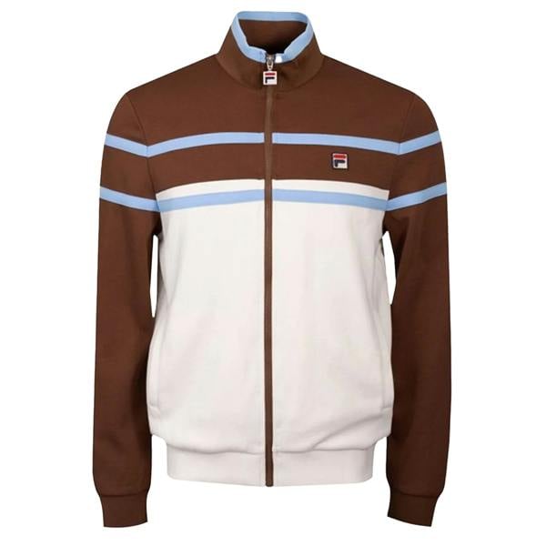 Fila Giovanni Contrast Panels Track Top Jacket Gardenia/Cappucino/Frozen Fjord