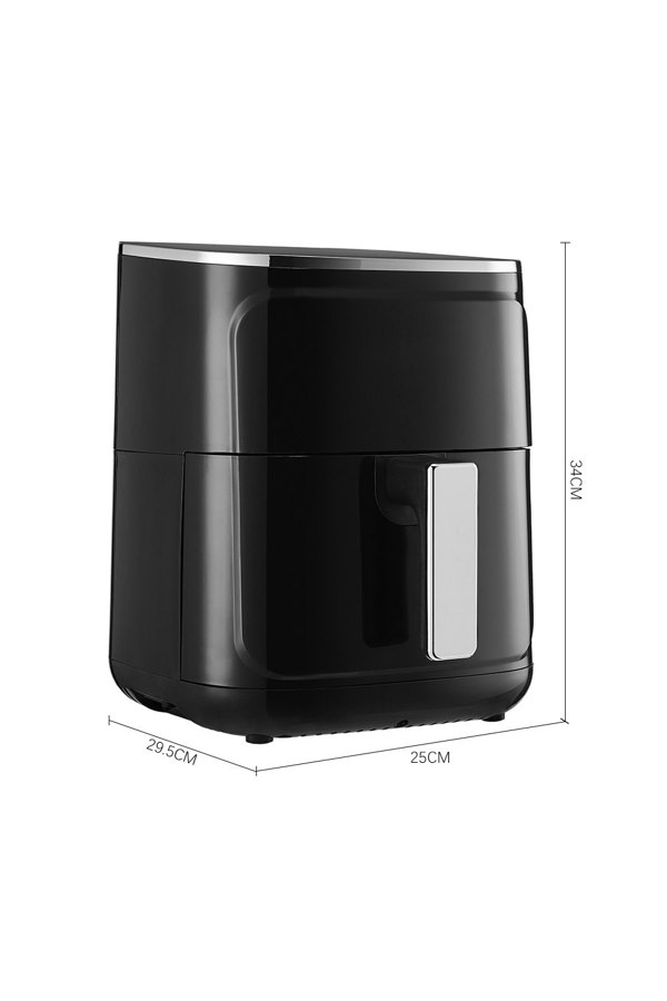 Living and Home 5.5L Air Fryer Roaster Oven 1400W with Smart Touch Display 8 preset Modes
