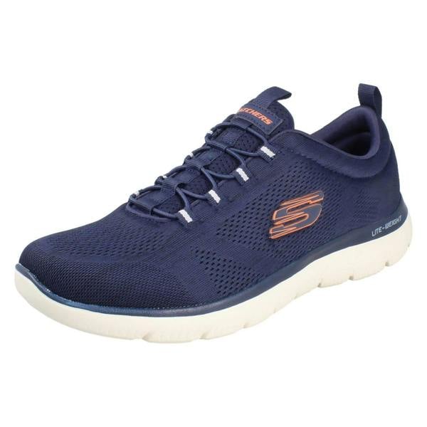 Skechers Mens Skechers Machine Washable Slip On Trainers Louvin 232186
