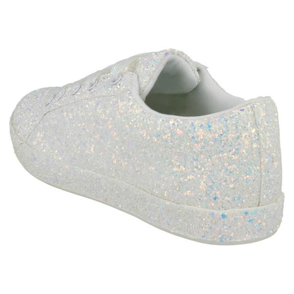 Spot On Ladies Spot On Glitter Trainers F7100