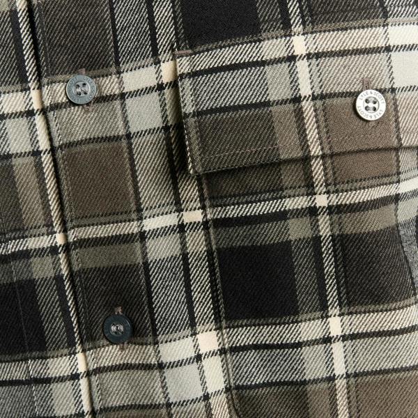 Lyle & Scott Black Brushed Cotton Check Shirt XS