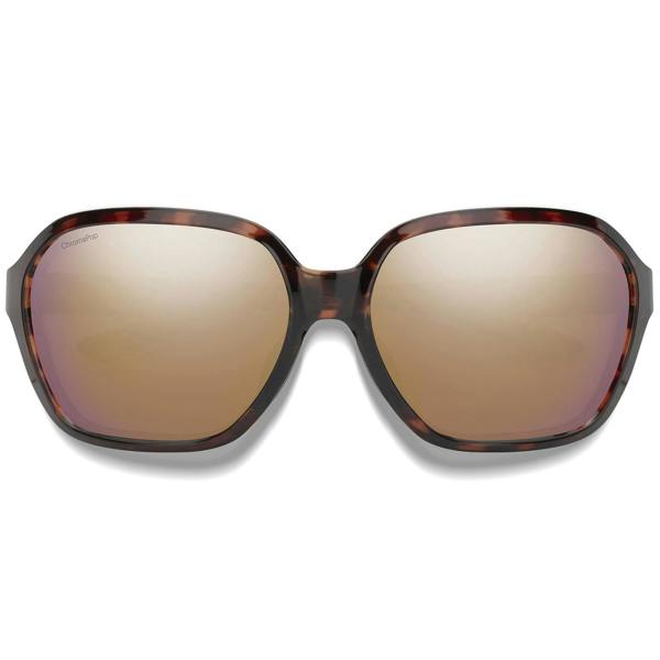 Smith Sunglasses Whitney 086 9V Tortoise ChromaPop Polarized Rose Gold Mirror
