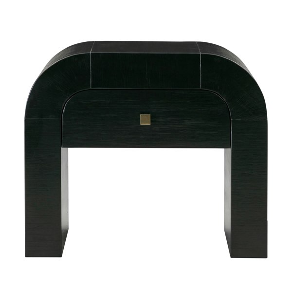 Furniture Edit Hump Black Nightstand Bedside Table