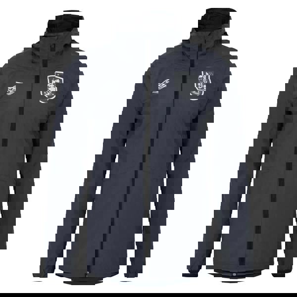 Umbro Mens 23/24 Huddersfield Town AFC Waterproof Jacket - Carbon/Grisaille/Black