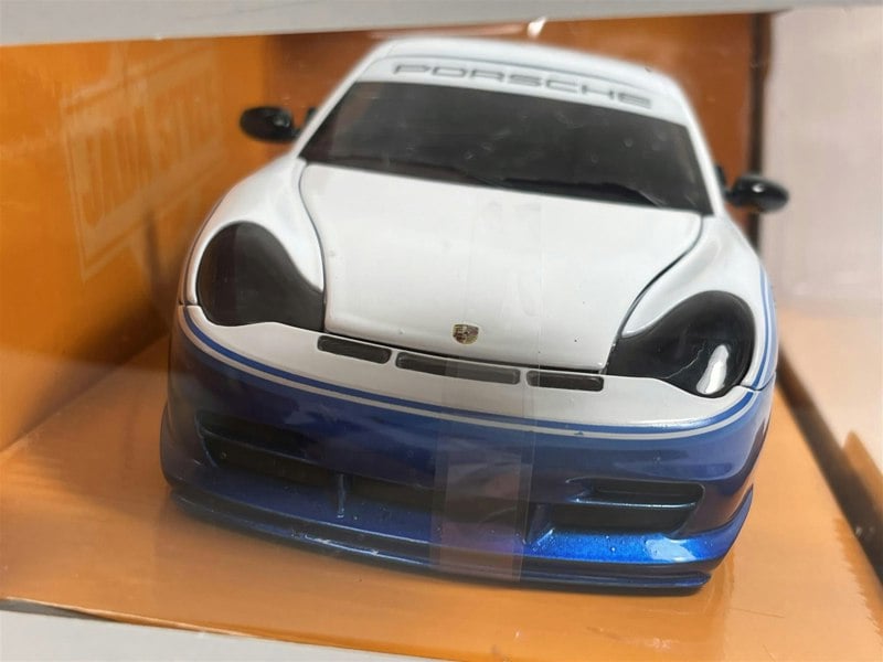 Jada Porsche 911 GT3 RS 996 Hyperspec Blue White 2006 1:24 Scale Jada 35492