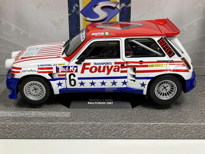 Solido Renault 5 Maxi Rallycross G.Roussel 1987 1:18 Scale 1804706