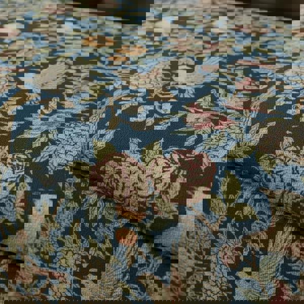 Compact and large sizes of iLiv Heritage Fabric Midnight storage bench side by side