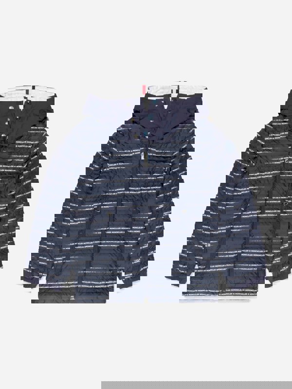 Moncler Enfant Boys Down Padded Logo Print Bergo Jacket