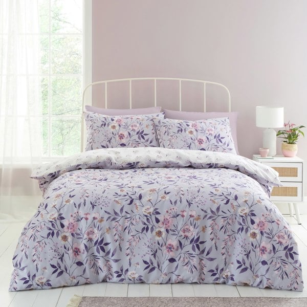 Catherine Lansfield Isadora Floral Reversible Duvet Cover Set