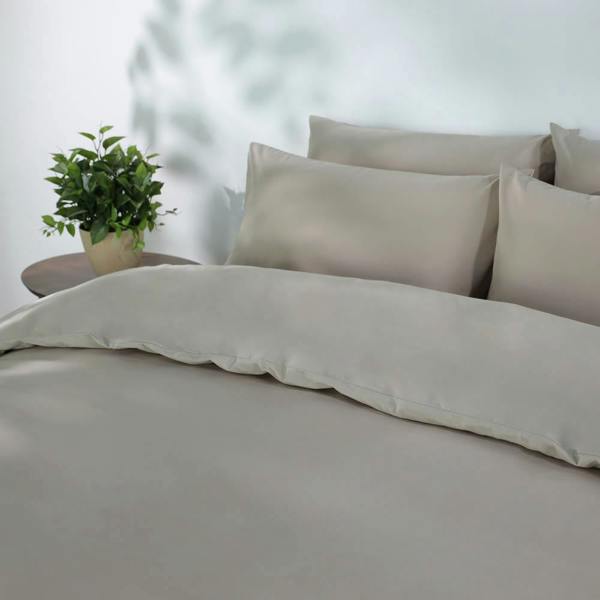 Martex Everyday Luxury Cotton Duvet Cover Set - Warm Pebble