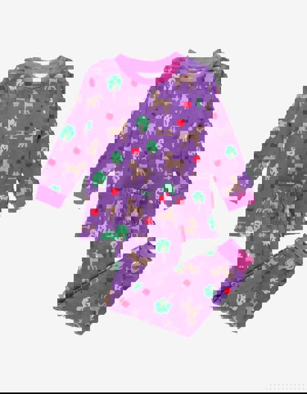 Organic Horse Print Pyjamas - Toby Tiger UK Retail