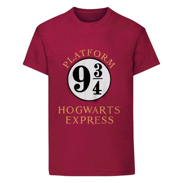 Harry Potter Childrens/Kids Hogwarts Express T-Shirt - Maroon