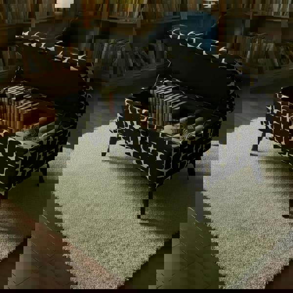 Stylish Storage Bench with Vibrant Motifs and Durable Frame