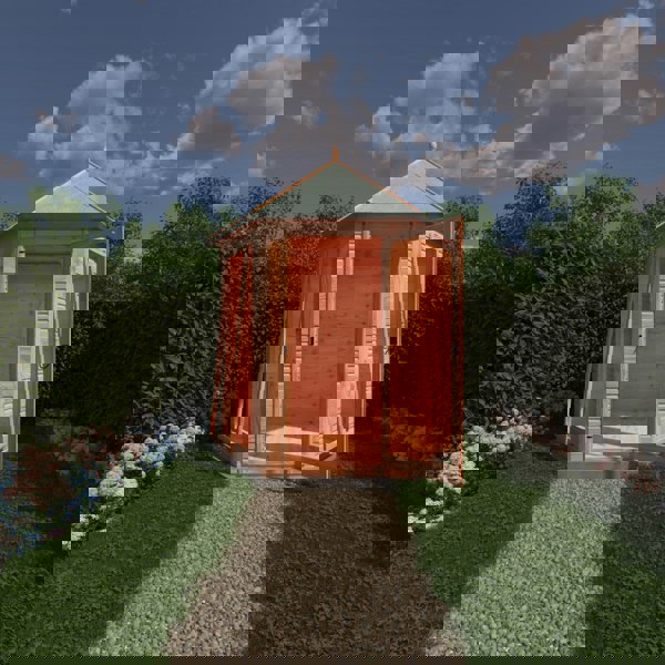 Shire Kendall Gazebo Hexagonal Summerhouse 6x6 12mm Cladding