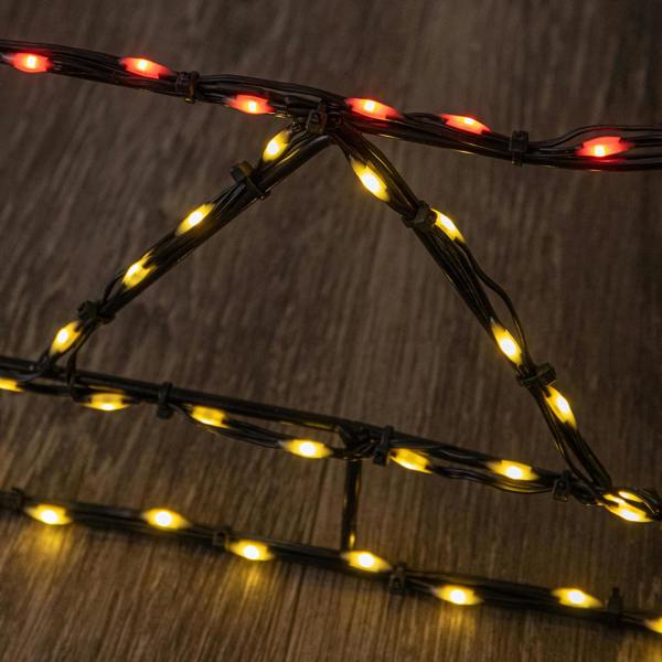 Samuel Alexander Santa’s Sleigh & Reindeer Light Up Christmas Silhouette with 662 LEDs