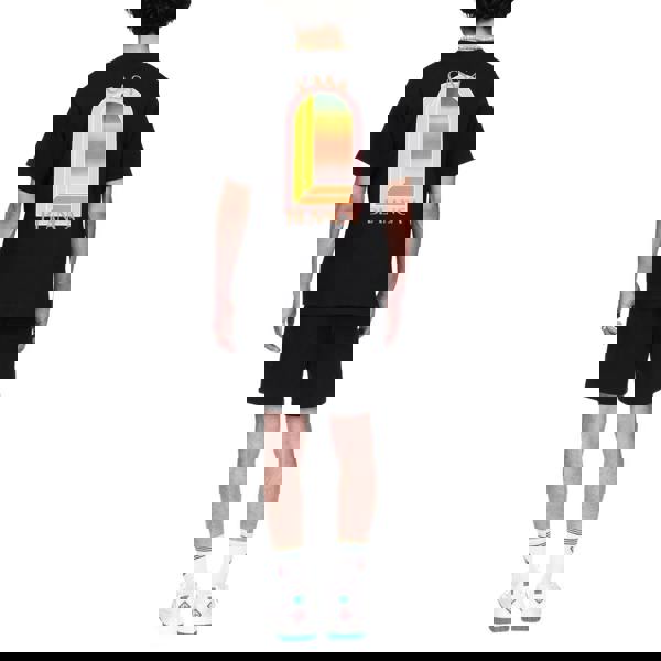 Casablanca Gradient Arch Design Black T-Shirt