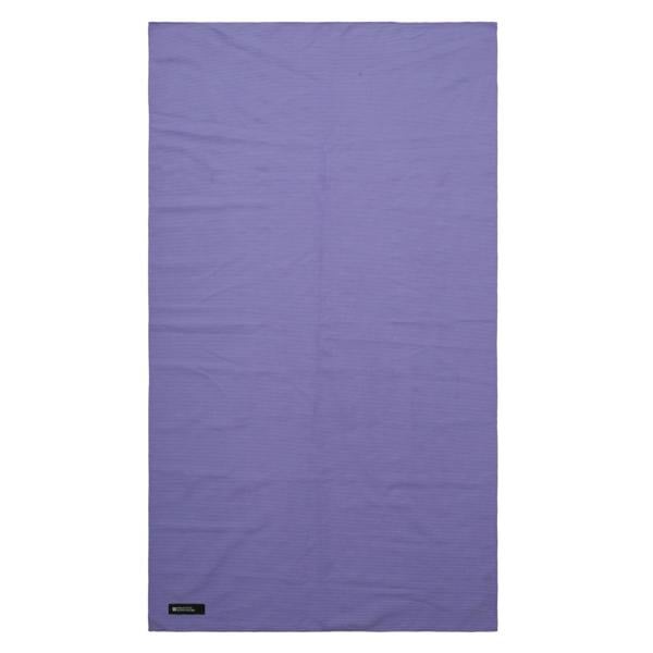 Mountain Warehouse Giant Ribbed Towel - Dark Purple - 