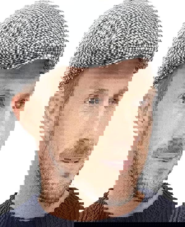 KAV Mens Traditional Flat Cap One Size - Classic Tweed Caps 1920s Gatsby Newsboy Hat for Men- Quilted Polyester Lining Roaring 20s Costume Accessories