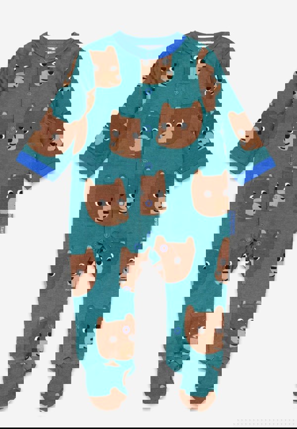 Organic Brown Bear Print Baby Gift Set - Toby Tiger UK Wholesale