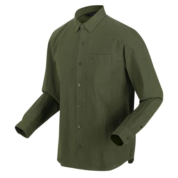 Regatta Mens Brycen Linen Shirt - Capulet - 