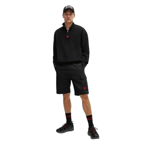 Hugo Mens Cargo Shorts - Black - 