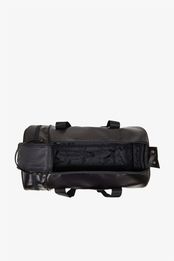 Fred Perry Tonal Classic Barrel Polyester Black/Gold Cross Bag
