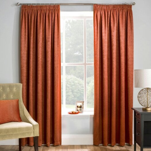 Enhanced Living Matrix Plain Thermal Room Darkening Energy Saving Tape Top Curtains For Living Rooms & Bedrooms