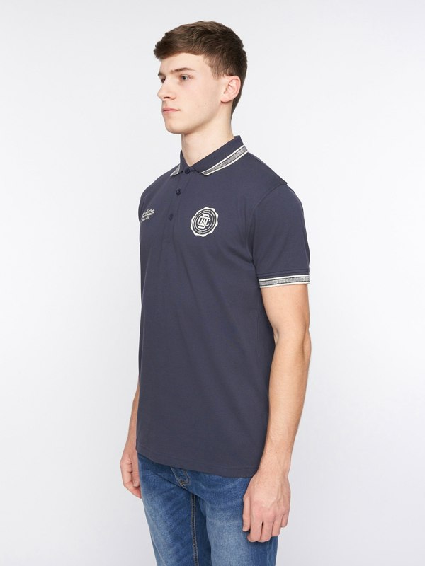 Duck and Cover Keyaan Polo - Navy