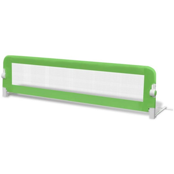 Berkfield Toddler Safety Bed Rail 2 pcs Green 150x42 cm