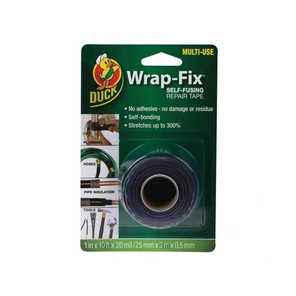 Shurtape Duck Tape Wrap-fix Self-fusing Repair Tape 25mm X 3m - Black - 