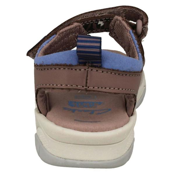 Clarks Childrens PLAYPRINT Collection By Clarks Big Cat Detailed Sandals Clowder Print