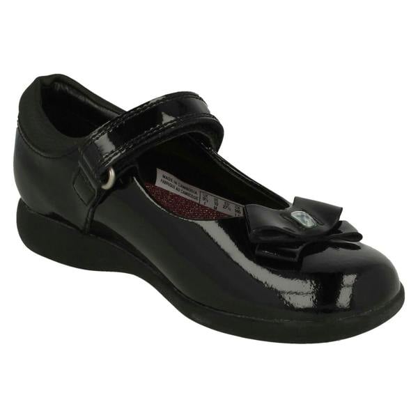 Clarks Girls Clarks Bow Detail School Shoes Prime Skip