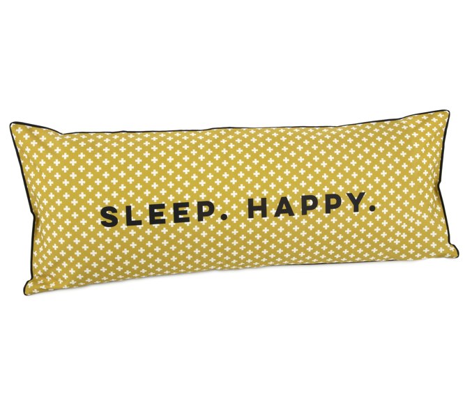 Novogratz Sleep Happy Body Pillow